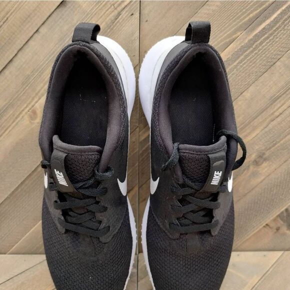 Nike Roshe G Golf Shoes Womens Size 9.5 Black White Nike Golf Spikeless - Picture 5 of 8